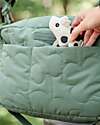 Done By Deer Quilted Stroller Changing Bag - Green - Made from Recycled Bottles Organize and Bags