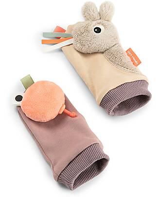 Done By Deer Rattle Socks - Celebration - Sand - 3m+ Rattles