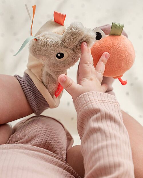 Done By Deer Rattle Socks - Celebration - Sand - 3m+ Rattles