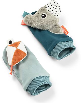 Done By Deer Rattle Socks - Playground - Blue - 3m+ Rattles