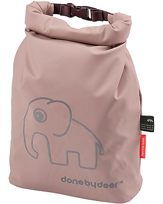 Done By Deer Roll-top Storage Bag Elphee, Powder - Made with recycled PET bottles! Large Backpacks