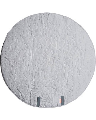 Done By Deer Round Play Mat Sleepy Friends, Grey Playmats