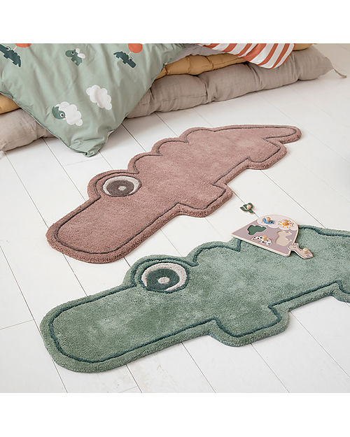 Done By Deer Rug - Croco - Powder - 110 x 46 cm - 100% Cotton Carpets