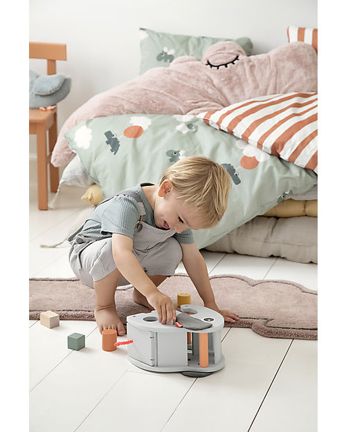 Done By Deer Rug - Croco - Powder - 110 x 46 cm - 100% Cotton Carpets