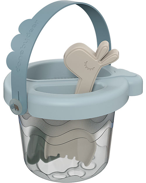 Done By Deer Sand Play Set - 5 pieces - Deer Friends Blue Mix Beach Toys