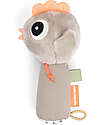 Done By Deer Sensory Rattle With Teether - Tiny Farm - Sand Rattles