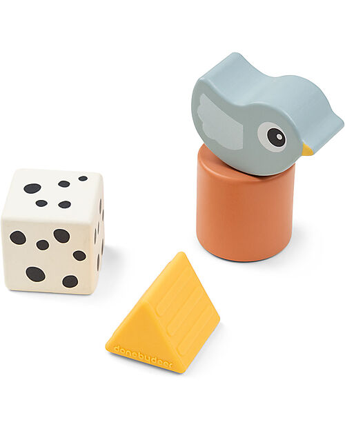 Done By Deer Sensory Toy - 4pcs - Birdee - With Bag - 6m+ Newborn Toys_