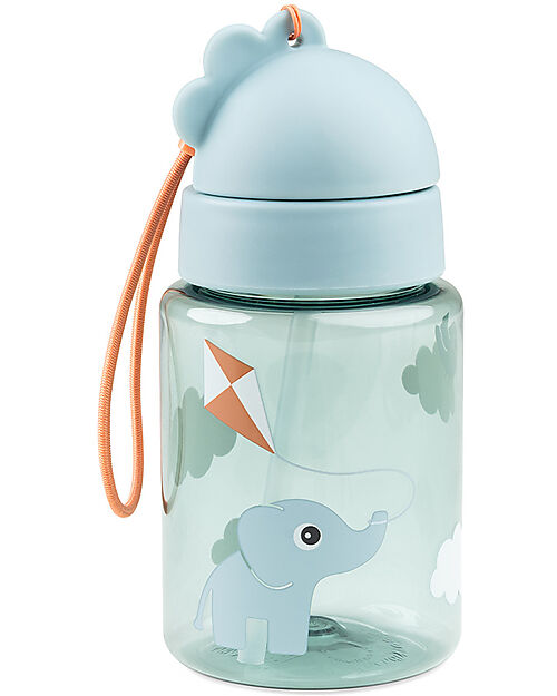 Done By Deer Set Lunch & Snack Box & Straw Bottle - Blue - Perfect for kindergarten and outdoor adventures Meal Sets