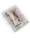 Done By Deer Set of 2 Learning Silicone Spoons - Tiny Farm - Powder Cutlery
