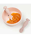 Done By Deer Set of 2 Learning Silicone Spoons - Tiny Farm - Powder Cutlery