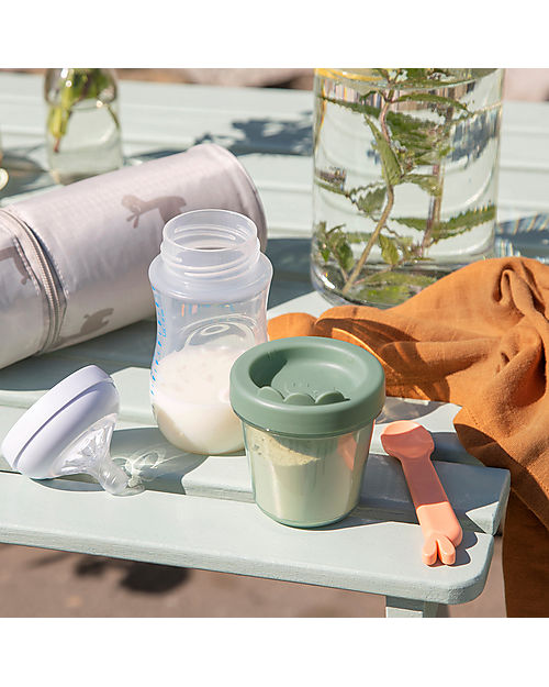 Done By Deer Set of 3 Baby Food Containers - Croco - Green Snack Boxes