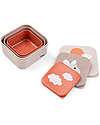Done By Deer Set of 3 Snack Box - Happy Clouds - Powder Snack Boxes