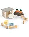 Done By Deer Sheep Puzzle Game - Tiny Farm - +2 years Wooden Stacking Toys
