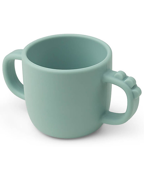 Done By Deer Silicone 2-Handle Cup Croco - Blue Cups