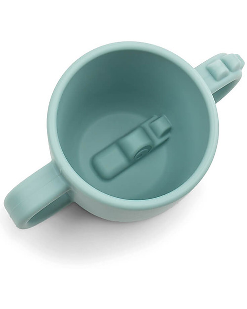 Done By Deer Silicone 2-Handle Cup Croco - Blue Cups