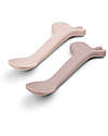 Done By Deer Silicone Baby Spoon 2-pack - Lalee - Powder Cutlery