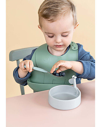 Done By Deer Silicone Bowl Raffi - Grey Bowls & Plates