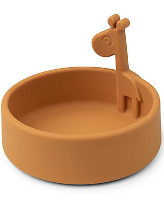 Done By Deer Silicone Bowl Raffi - Mustard Meal Sets