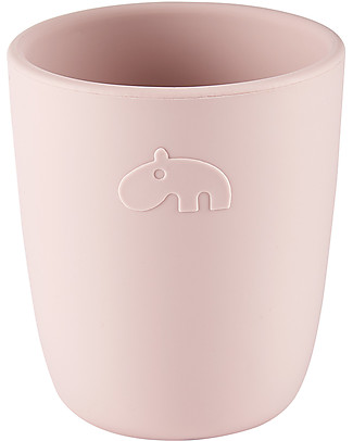 Done By Deer Silicone Mini Mug, Powder - 100% Silicone Cups & Beakers