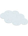 Done By Deer Silicone Placemat with Small Raised Edge - Cloud - Blue with Confetti Placemat