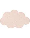 Done By Deer Silicone Placemat with Small Raised Edge - Cloud - Powder with Confetti Placemat