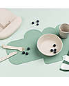 Done By Deer Silicone Placemat with Small Raised Edge - Croco - Green Placemat
