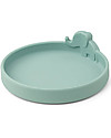 Done By Deer Silicone  Plate Elphee - Blue Bowls & Plates