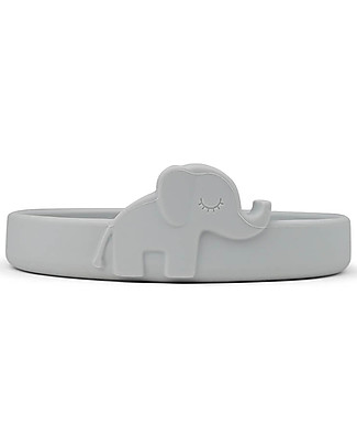 Done By Deer Silicone Plate Elphee - Grey Meal Sets