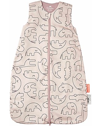 Done By Deer Sleepy Bag, 90 cm - TOG 1.0, Sleepy Friends, Powder Light Sleeping Bags