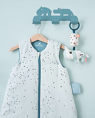 Done By Deer Sleepy Bag, 90 cm - TOG 2.5, Dreamy Dots, Blue Warm Sleeping Bags
