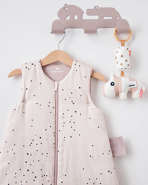 Done By Deer Sleepy Bag, 90 cm - TOG 2.5, Dreamy Dots, Powder Sleeping Bags
