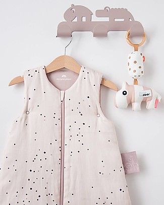 Done By Deer Sleepy Bag, 90 cm - TOG 2.5, Dreamy Dots, Powder Warm Sleeping Bags