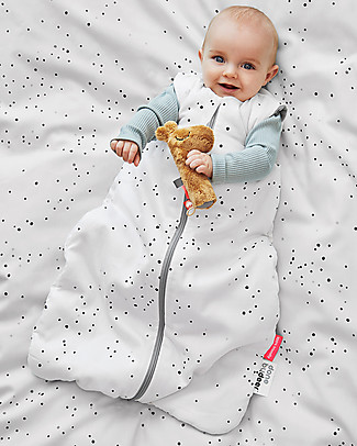 Done By Deer Sleepy Bag, 90 cm - TOG 2.5, Dreamy Dots, White Warm Sleeping Bags