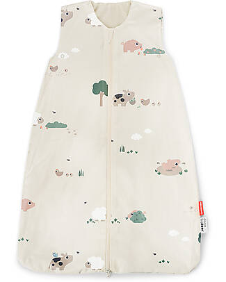 Done By Deer Sleepy bag TOG 1.0 Tiny farm Sand 70 cm Sleeping Bags