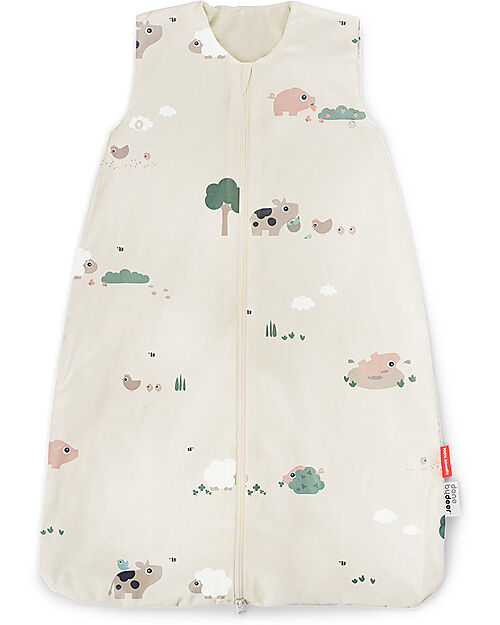 Done By Deer Sleepy bag TOG 1.0 Tiny farm Sand 90 cm Sleeping Bags