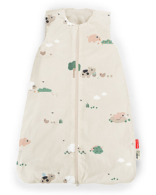 Done By Deer Sleepy bag TOG 2.5 Tiny farm Sand 90 cm Sleeping Bags