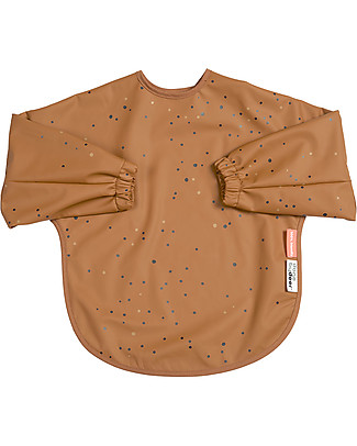 Done By Deer Sleeved Bib Mustard Dreamy Dots (18+ months) Large Bibs