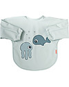 Done By Deer Sleeved Bib Sea Friends - Blue - 6-18 months Burpy Bibs
