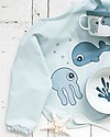 Done By Deer Sleeved Bib Sea Friends - Blue - 6-18 months Burpy Bibs