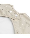 Done By Deer Sleeved Pocket Bib - Waterproof - Confetti - Sand - Oeko-Tex Certified Burpy Bibs