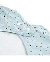Done By Deer Sleeved Pocket Bib - Waterproof - Happy Dots - Blue - Oeko-Tex Certified Burpy Bibs