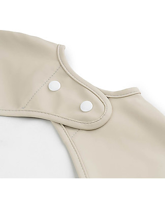 Done By Deer Sleeved Pocket Bib - Waterproof - Lalee - Sand - Oeko-Tex Certified Burpy Bibs