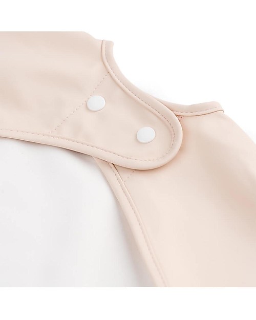 Done By Deer Sleeved Pocket Bib - Waterproof - Ozzo - Powder - Oeko-Tex Certified Burpy Bibs