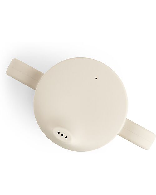 Done By Deer Spout Cup 120 ml - Celebration - Sand - 100% Food Grade Silicone - Double Handle Cups