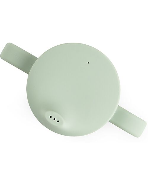 Done By Deer Spout Cup 120 ml - Playground - Green - 100% Food Grade Silicone - Double Handle Cups