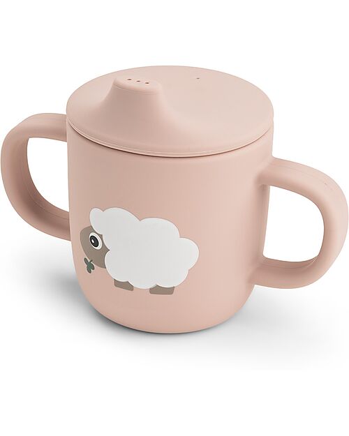Done By Deer Spout Cup 120 ml - Tiny Farm - Powder - 100% Food Grade Silicone - Double Handle Cups