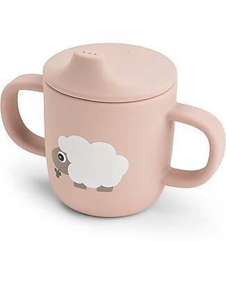 Done By Deer Spout Cup 120 ml - Tiny Farm - Powder - 100% Food Grade Silicone - Double Handle Cups