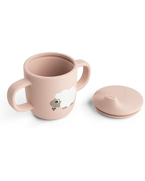 Done By Deer Spout Cup 120 ml - Tiny Farm - Powder - 100% Food Grade Silicone - Double Handle Cups