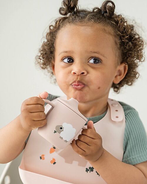 Done By Deer Spout Cup 120 ml - Tiny Farm - Powder - 100% Food Grade Silicone - Double Handle Cups