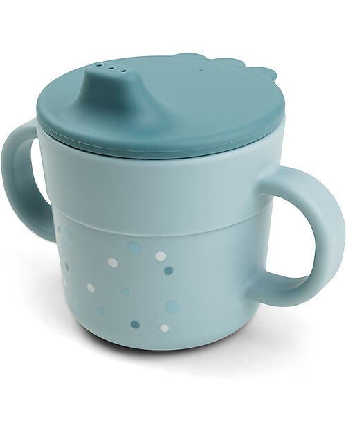 Done By Deer Spout Cup - Happy Dots Blue - 100% Food-Grade PP Cups
